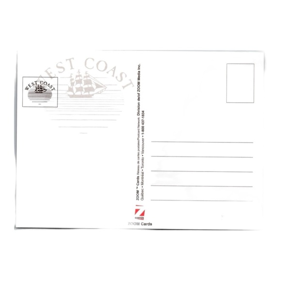 Vtg 90s Zoom Card Postcard Fashion Promo Tommy Hilfiger West Coast Jacket New - Picture 2 of 4